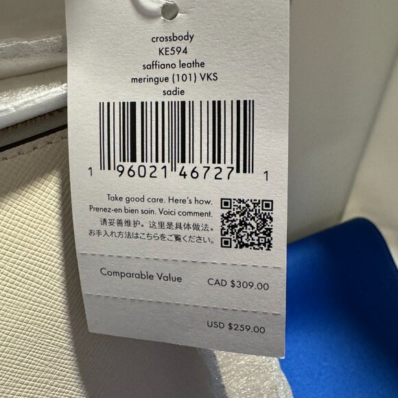 Kate Spade Sadie Crossbody Bag Meringue (NWT) - Picture 3 of 4